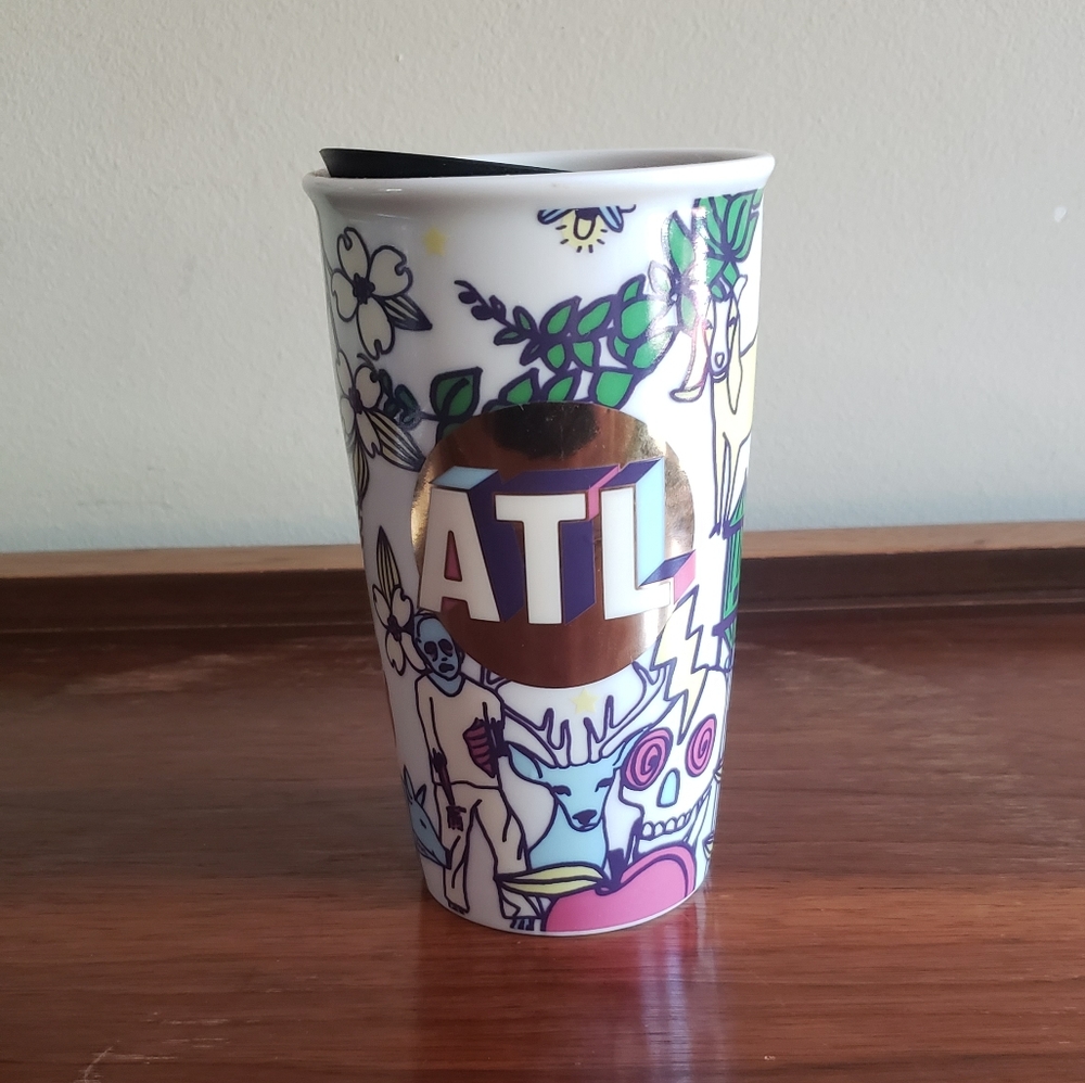 Starbucks *RARE* Atlanta Icon Zombie Travel Mug